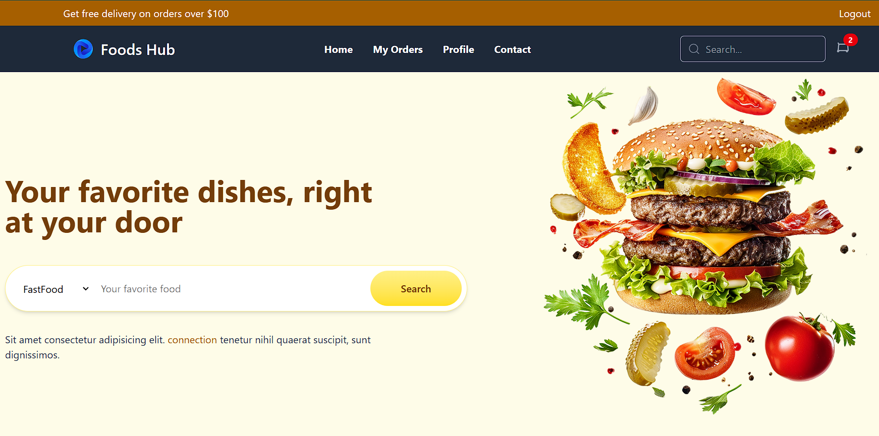 Online Food Delivery System - Project by Bikram Giri